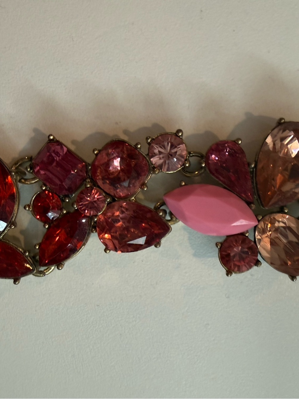 J.Crew Rainbow Ombré Statement Necklace - Picture 2 of 11